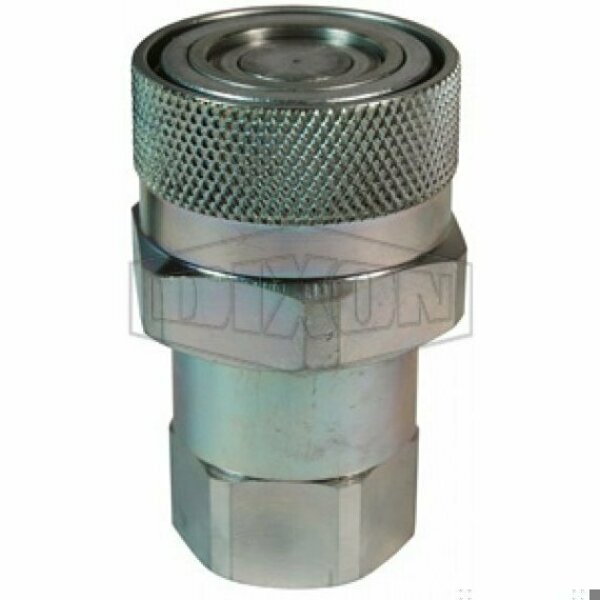 Dixon DQC VEP Female Coupler, 7/8-14 Nominal, Female O-Ring Boss End Style, Steel, Domestic 4VEPOF5